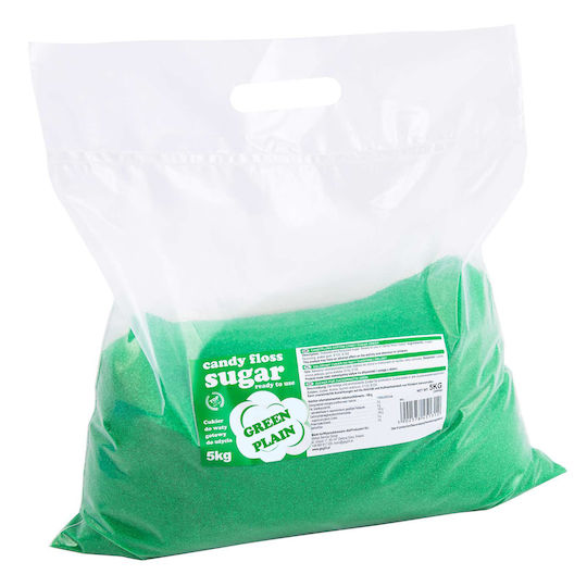 Green Natural Flavored Cotton Candy Sugar 5kg