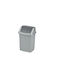 Curver Office Plastic Waste Bin 15lt Silver 23.5x23.5x28cm