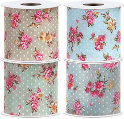 Fabric Floral Ribbon 5cm 10m T464268-5