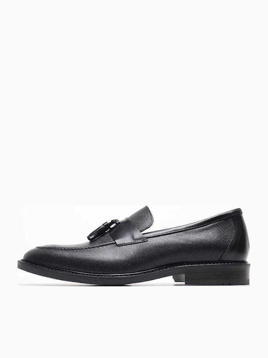 Men's Leather Loafers Black