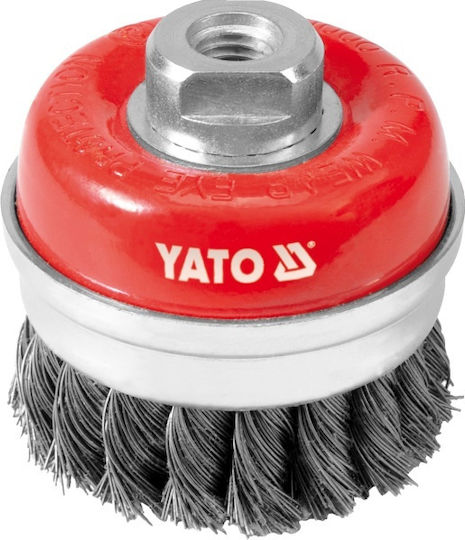 Yato 60mm Brush M14 Thread Twisted Wire Inox 4768