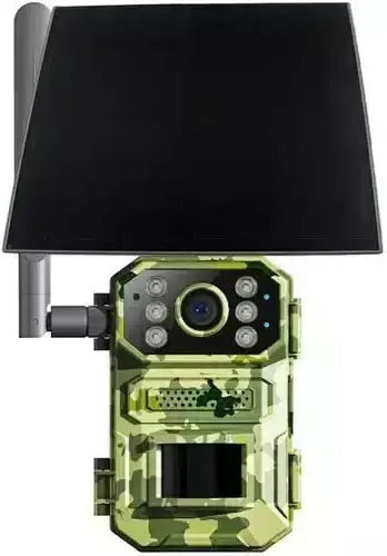 Соларна ловна камера 1080p 4G 940nm инфрачервено нощно виждане