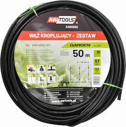 Set furtun de irigare prin picurare 50m Set furtun de irigare prin picurare 50m