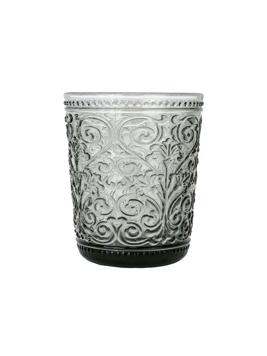 Cryspo Trio Glas Whiskey / Wasser aus Glas in Gray Farbe 300ml
