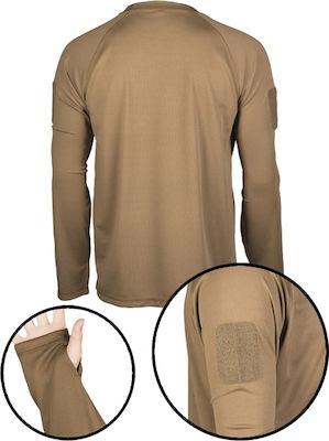 Quickdry Miltec Long Sleeve Shirt Coyote