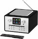 Soundsystem 1 Majority Homerton 2 mit CD Player, WiFi und Bluetooth Silber