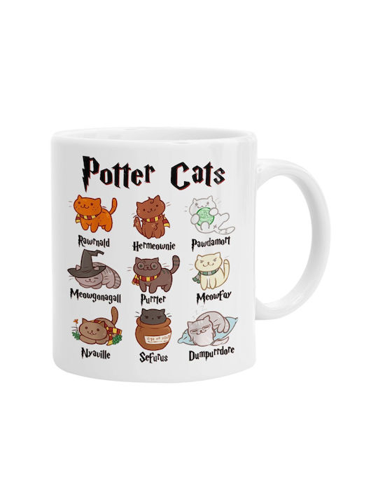 Koupakoupa Potter Cats Cană Ceramică Maro 330ml 1buc