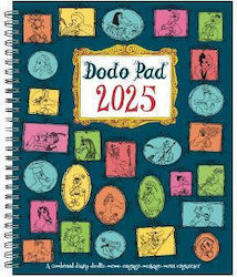 Dodo Pad Original Desk Diary 2025 Săptămână Vizualizare Calendar Anual Jurnal Un Jurnal-organizator-planificator Carte Spațiu Până La 5 Persoane Programări Activități Fabricat În Marea Britanie Durabil Fără Plastic 2025 Lord Dodo Dodo Pad Ltd