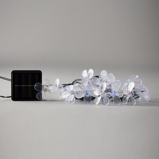 80 Lichterketten LED 1m. Mehrfarbige Solar in Zeichenfolge 1Stück