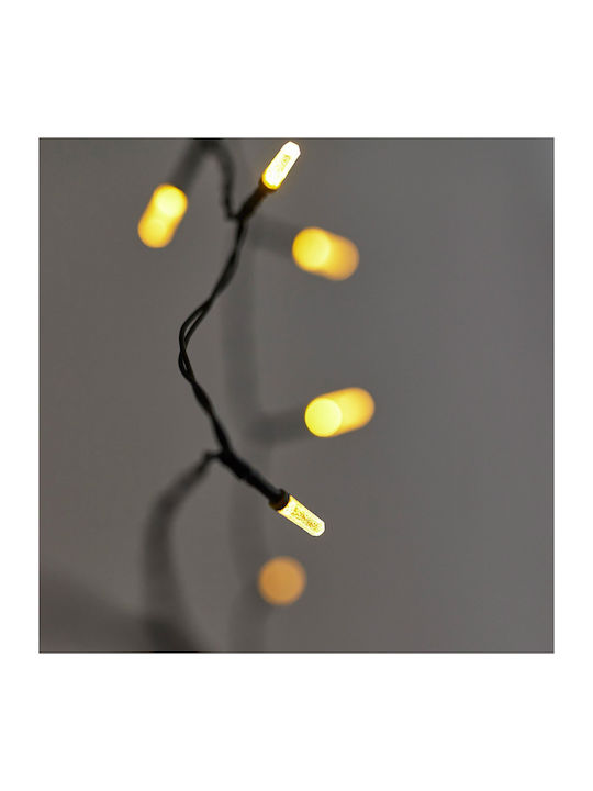 80 Λαμπάκια LED 8.9μ. Θερμό Λευκό Ηλιακά σε Σειρά