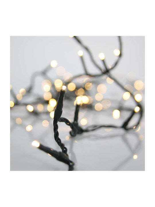 160 Lights LED 3m. x 150cm Warm White type Net 1pcs