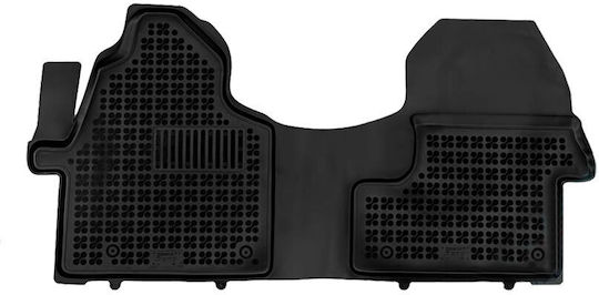Rezaw Plast Set of Front and Rear Mats 4pcs Tray Type for Mercedes-Benz Sprinter 2018+ Black