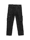 Men's Jeans Pants Cargo Elastic Black