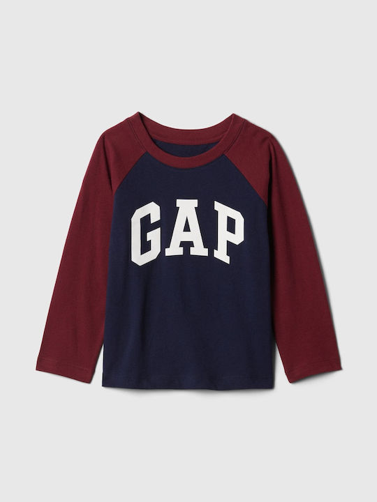 GAP Kids Blouse Long Sleeve Red Logo