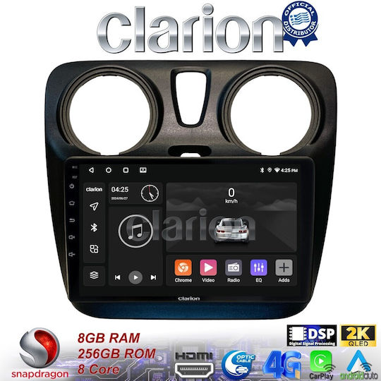 Clarion Sistem Audio Auto pentru Dacia Magazin online Dokker 2012 > (Bluetooth/USB/WiFi/GPS/Apple-Carplay/Android-Auto) cu Ecran Tactil 9"