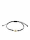 Armband Auge K14 Gold Diamanten 0,02ct Vs1 H Br3139