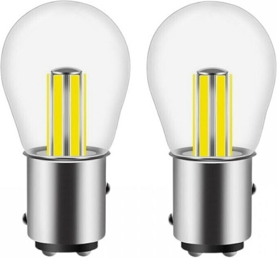 Raistar Autolampen Dipolische S25 LED Weiß 12V 1.5W Menge 2