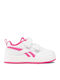 Royal Prime Kids Sneakers with Scratch White