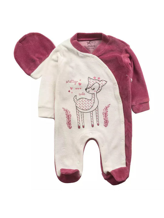 Evita Baby Strampler fuchsia