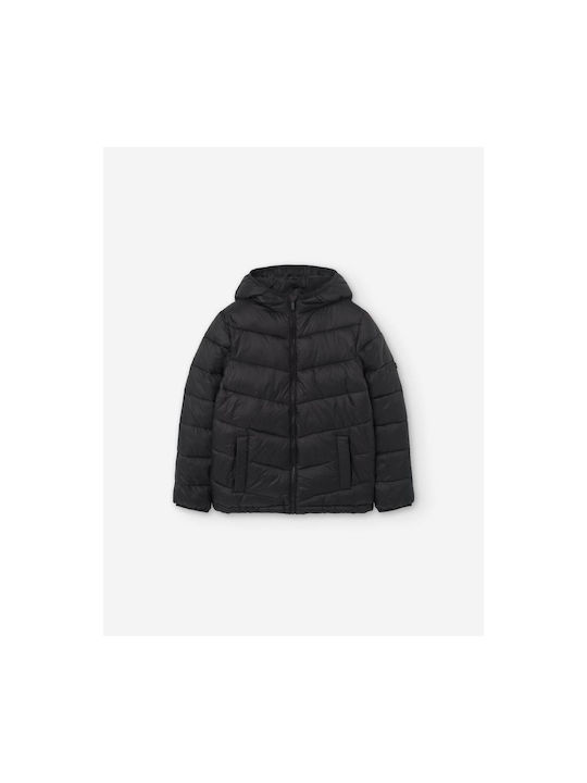 Losan Kids Quilted Jacket with Hood Black