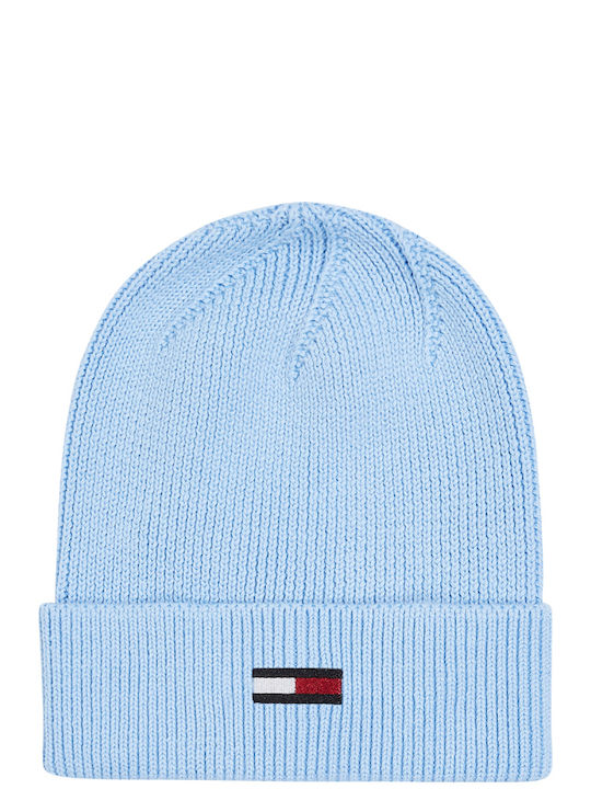 Beanie Unisex Beanie Knitted in Light Blue color