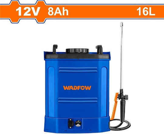 Wadfow Backpack Sprayer 12V with Battery 8Ah with Capacity 16lt in Blue color