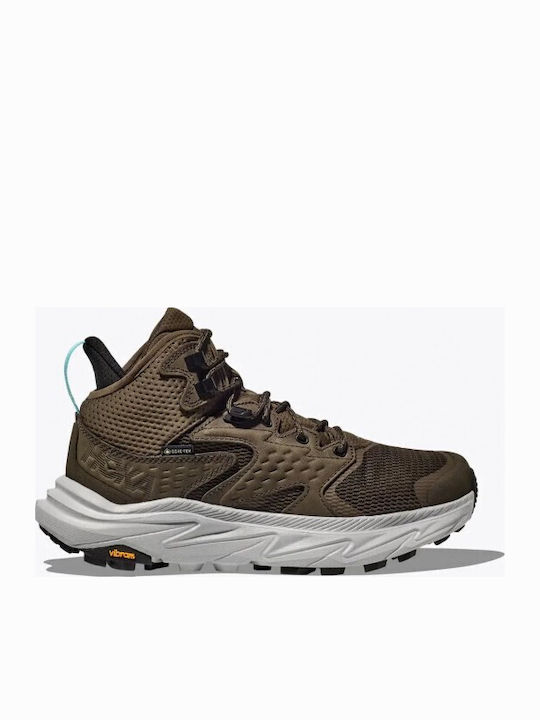 HOKA Anacapa 2 Men's Hiking Boots Waterproof with Gore-Tex Membrane Brown
