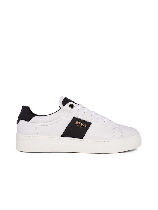 Boss Shoes Bărbați Sneakers Whi-blk