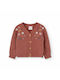 Boboli Kids Cardigan Knitted Coffee