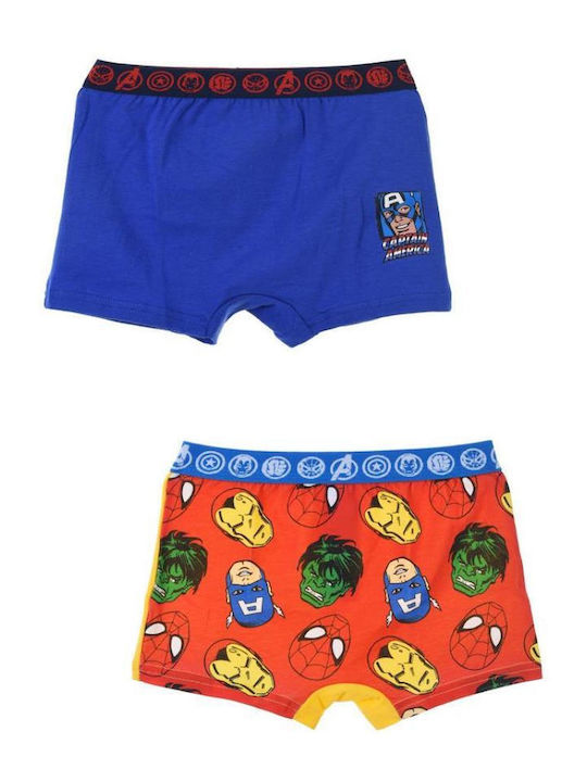 Superheroes Set Kinder Boxershorts Blue 2Stück