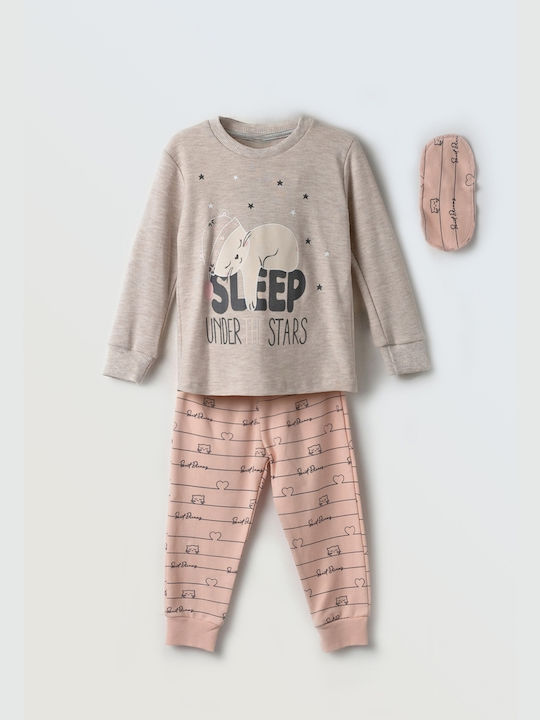 Evita Kids Pyjamas Cotton Beige