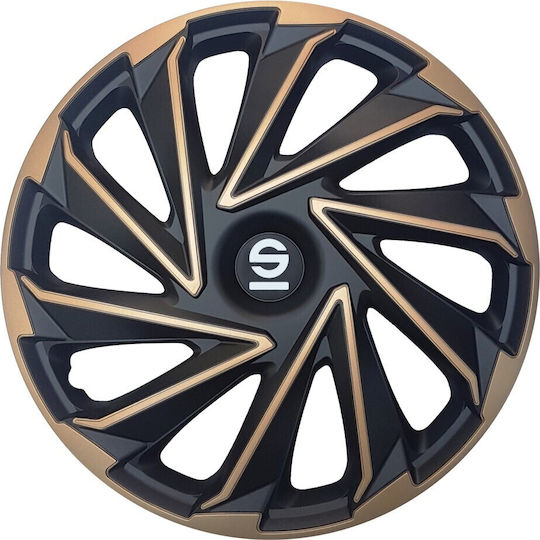 Sparco Σετ Τάσια Αυτοκινήτου 4τμχ 15" Μαύρο