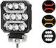 Квадратς Фарове за кола LED Mitsubishi Вземане 10 - 30V 15W 10.1см с Бял осветление 1бр