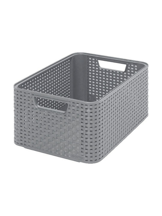 Curver Storage Basket Plastic Gray 18lt 1pcs