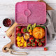 Lekkabox Glamour Tritan Lunchbox 4 Compartments Pink