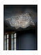 Saten Deckenleuchte 54cm Gray mit Fassung G9