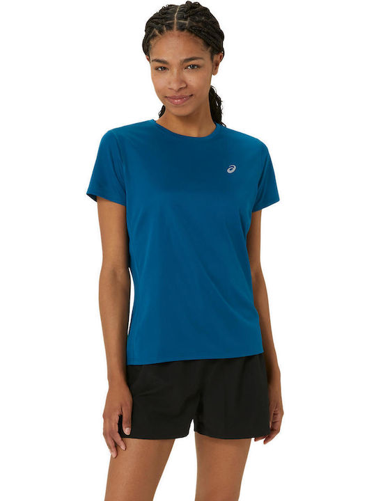 ASICS Core Damen Sportlich T-shirt Nvy