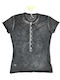 Women's Blouse Cotton Black