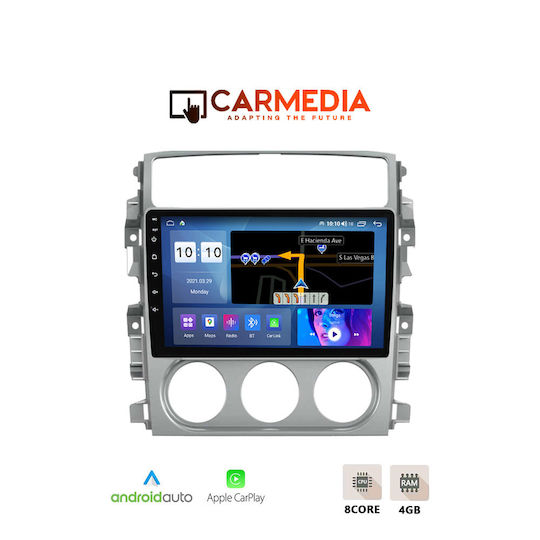 Carmedia Auto-Audiosystem für Suzuki Liana 2001-2007 (Bluetooth/USB/AUX/WiFi/GPS/Apple-Carplay/Android-Auto) mit Touchscreen 9.5"