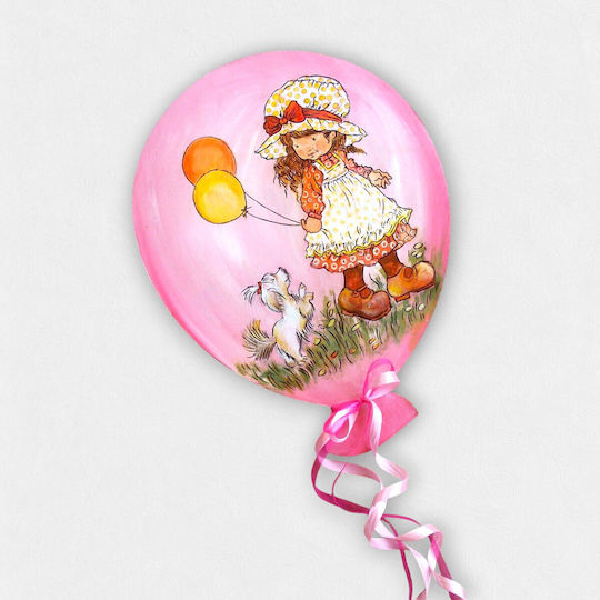 Artifact Decorațiune De Perete Pentru Copii Balon Din Lemn 20x28cm BALON-3A
