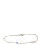 Goldsmith Kids Bracelet ID from Gold-plated Silver with Heart