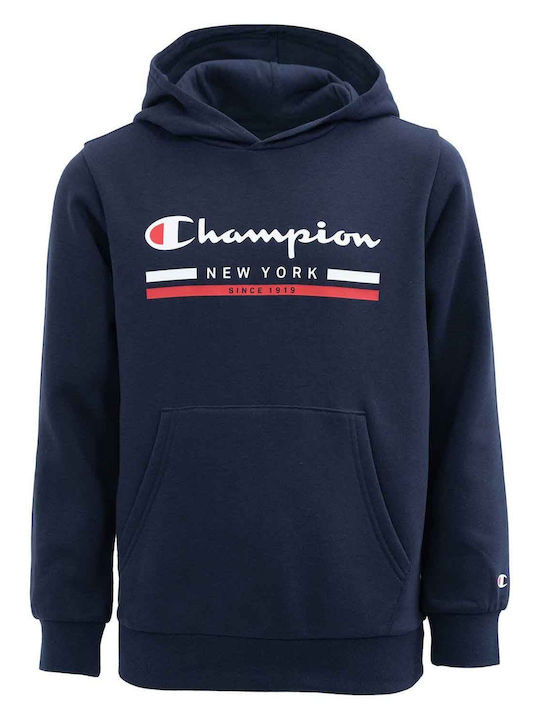 Kids Sweatshirt with Hood and Pockets Blue