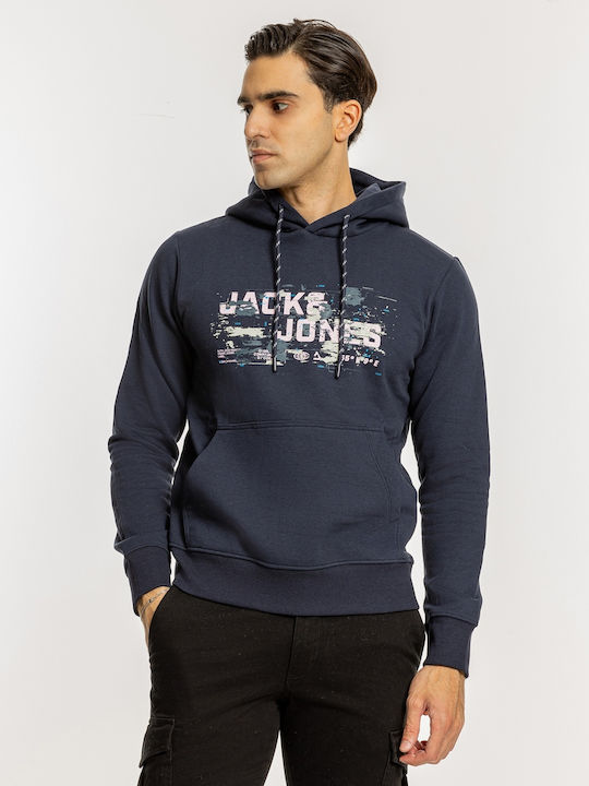 Jack & Jones Ανδρικό Φούτερ Μπλε