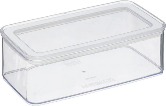 Atmosphera General Use Box with Lid Glass Transparent 1000ml