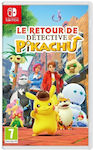 Detective Pikachu Returns Switch Game (French Cover)