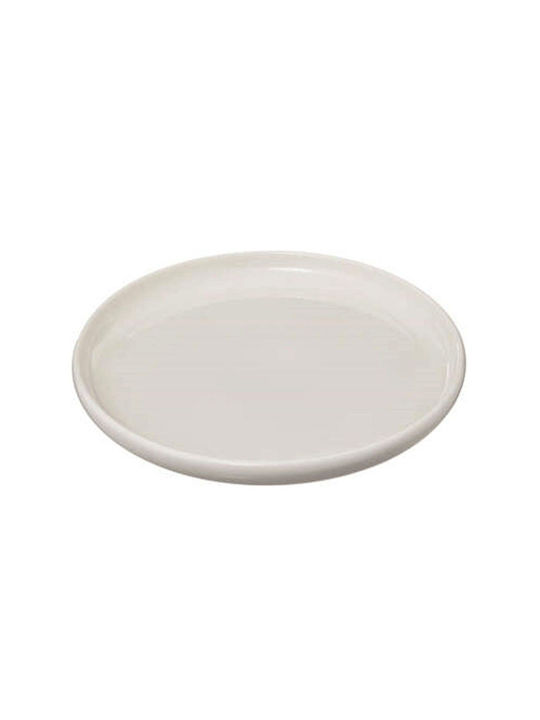 Atmosphera Nora Servierplatte Wüste Weiß mit Durchmesser 21cm