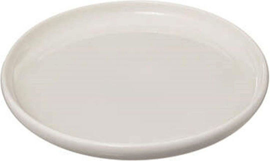 Atmosphera Nora Serving Plate Desert White with Diameter 21cm