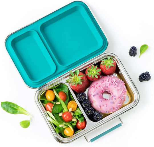 Lekkabox Lunchbox Inox Blau 1Stück