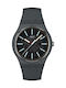 Swatch Coblestone Street Men's Watch 41mm Battery with Gray Rubber Strap