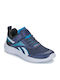 Rush Runner Rush Runner 5 PS Kids Sports Shoes Running with Hoop & Loop Closure Navy / Aqua / White